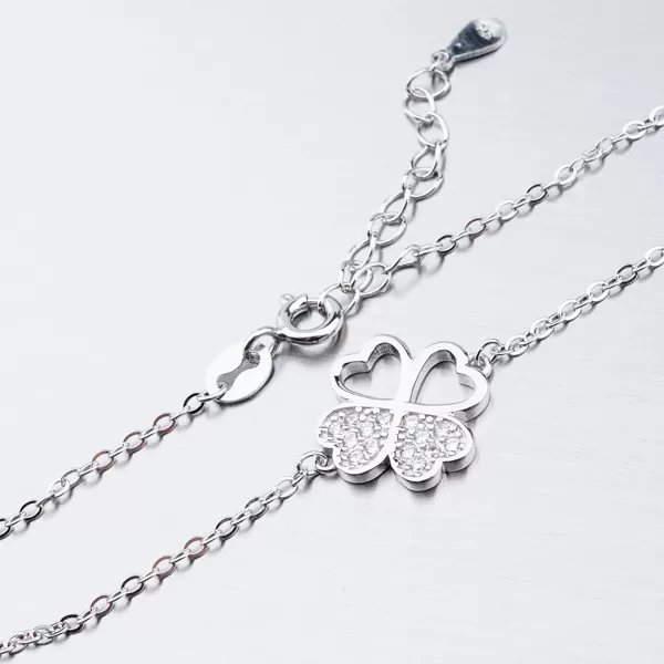 Stříbrný náramek se zirkony BST-14408