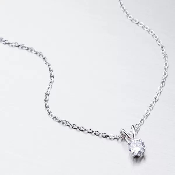 Náhrdelník se zirkonem SST-151034