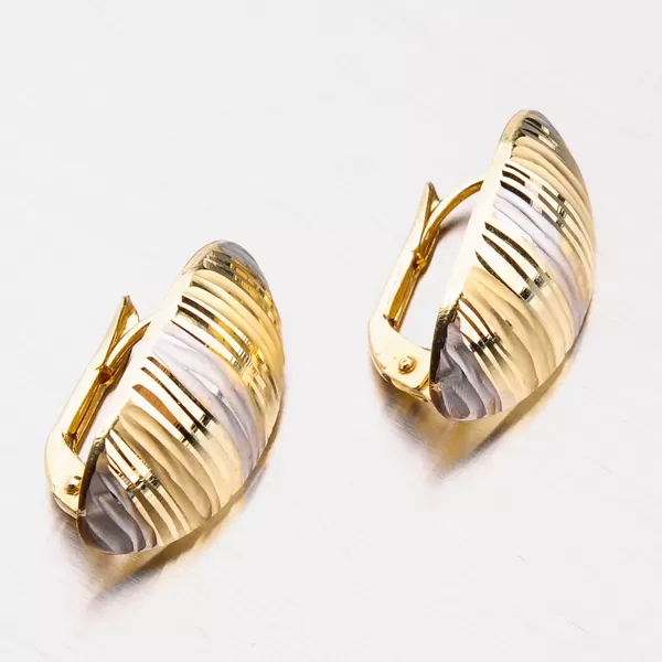 Zlaté náušnice 12-490