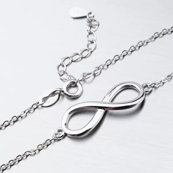 Stříbrný náramek nekonečno BST-14404