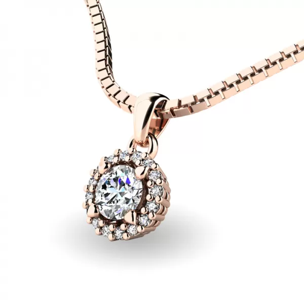 Luxusní přívěsek s diamanty 10927-B-DIA