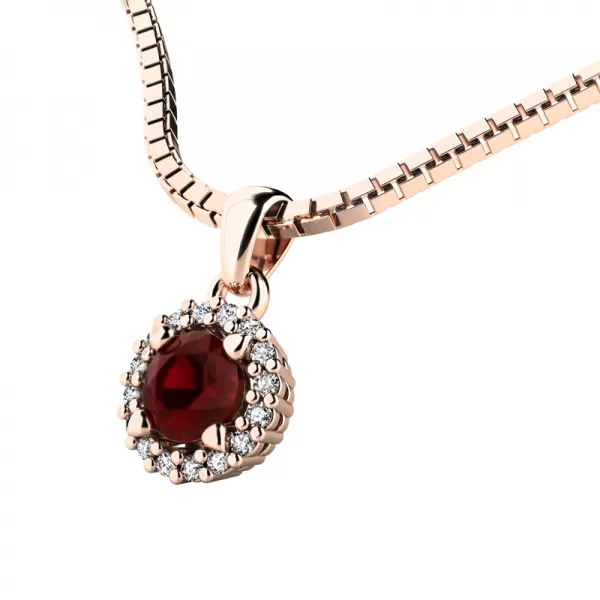 Luxusní přívěsek s diamanty 10927-CV-GRA