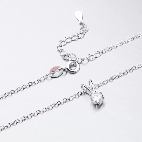 Náhrdelník se zirkonem SST-151034