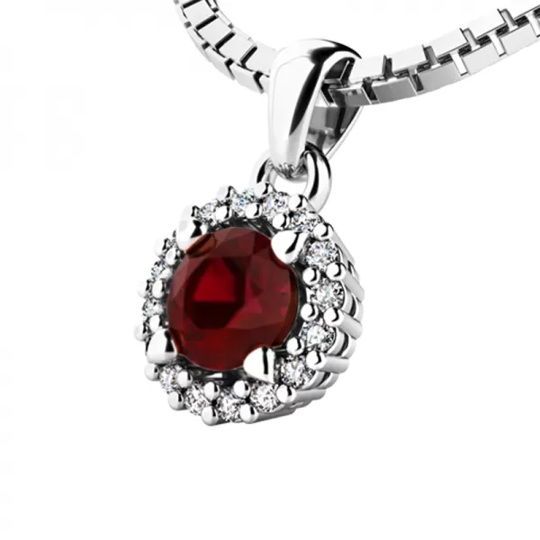 Luxusní přívěsek s diamanty 10927-B-DIA