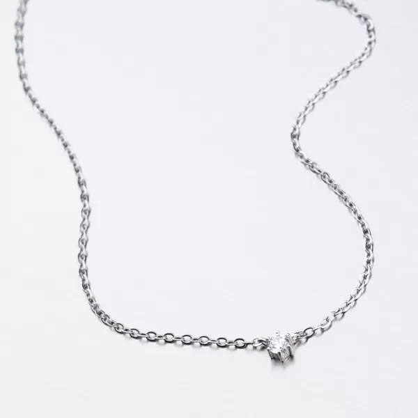 Náhrdelník se zirkonem SST-151003