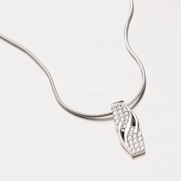 Zlatý přívěsek z bílého zlata 13-247