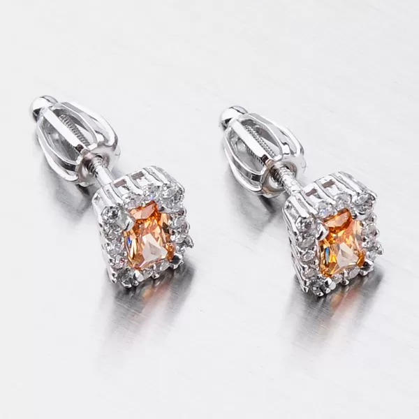 Stříbrné náušnice pecky UPST-121525S