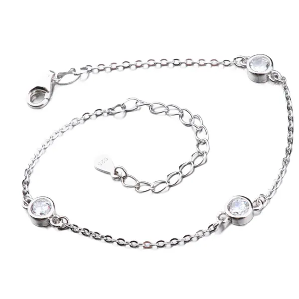 Dámský náramek stříbro 925 zirkon BST-14405