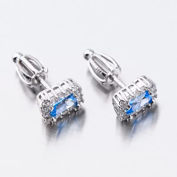 Stříbrné náušnice pecky UPST-121524S