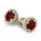 Luxusní náušnice s diamanty 10926-ZL-DIA-GRA