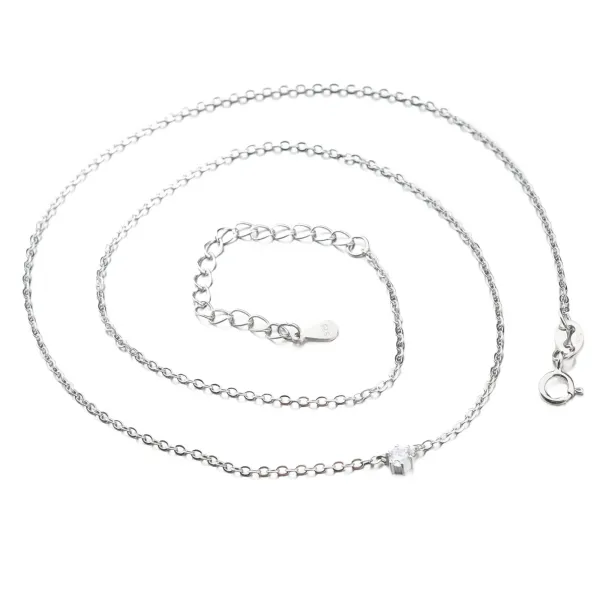 Dámský náhrdelník stříbro 925 zirkon SST-151003