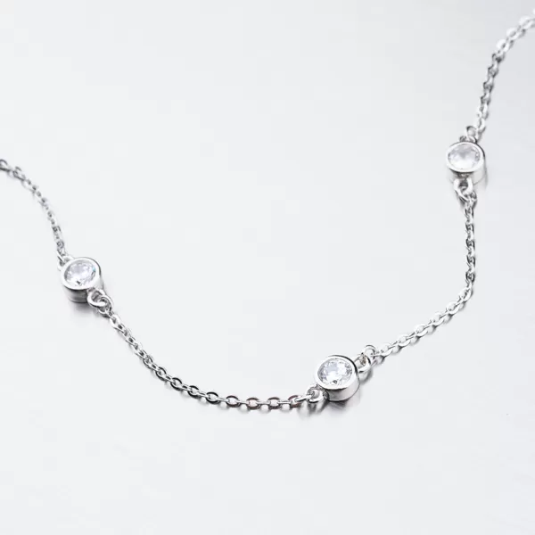 Stříbrný náramek BST-14405