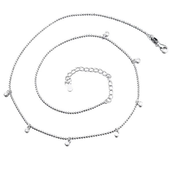 Dámský náhrdelník stříbro 925 zirkon SST-151007