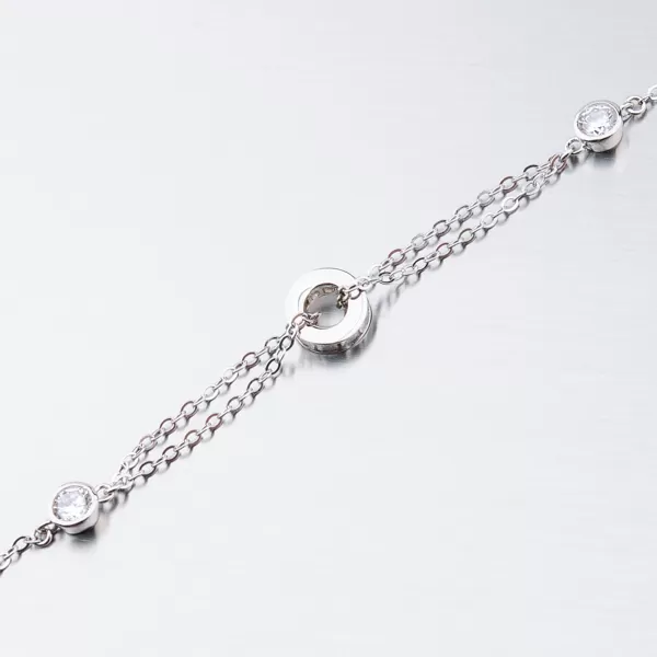 Stříbrný náramek BST-14400