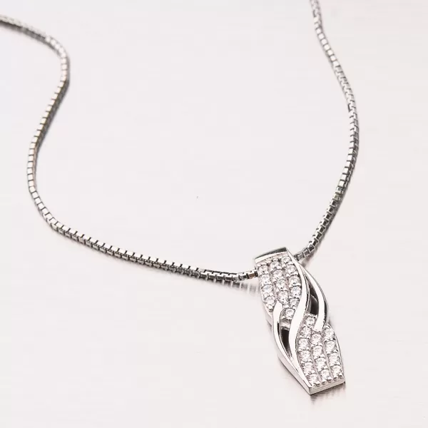 Zlatý přívěsek z bílého zlata 13-247