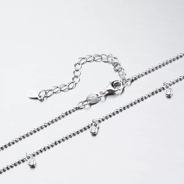 Náhrdelník se zirkony SST-151007