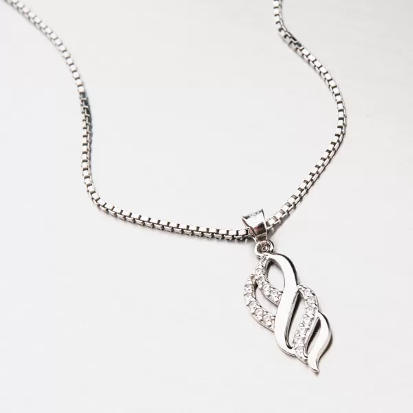 Zlatý přívěsek se zirkony 43-21088