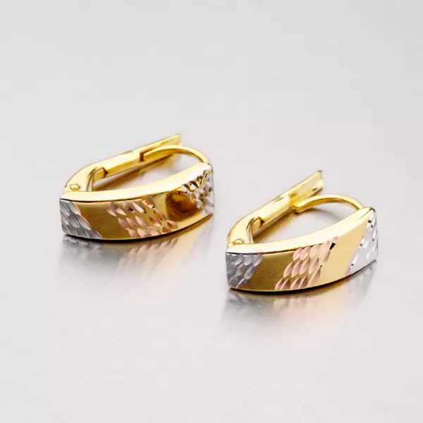 Zlaté visací náušnice 42-31726