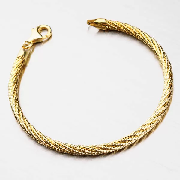 Pozlacený náramek - stříbro 925 CHRS-SPRING-1-5L-TW-130