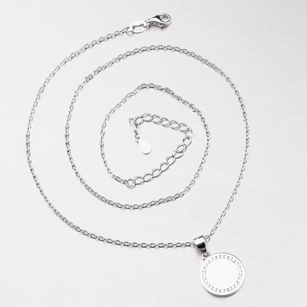 Stříbrný náhrdelník se zirkony SETST-15187SR