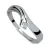 Dámský prsten bílé zlato 585/1000 přírodní diamant 0.085 ct G/SI DF1853