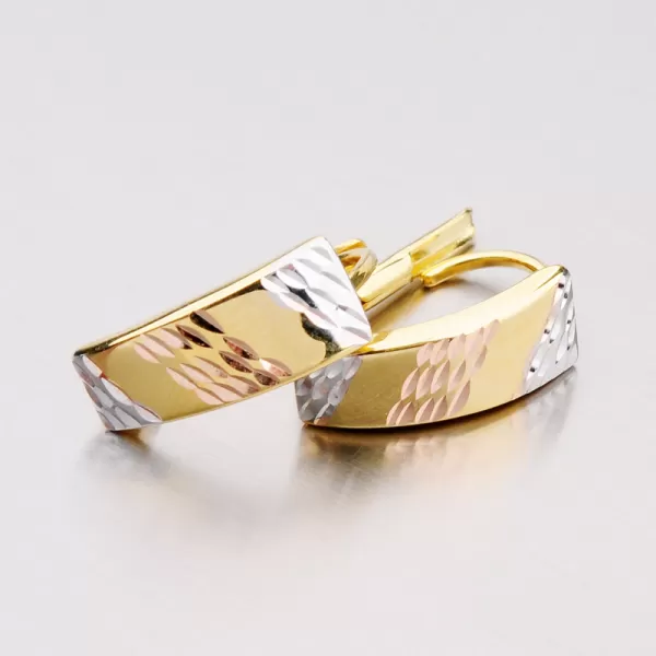 Zlaté visací náušnice 42-31726