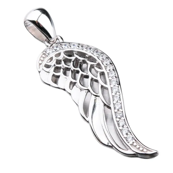 Dámský přívěsek stříbro 925 zirkon křídlo PKL-3039