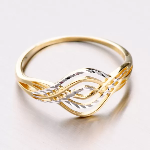 Prsten ze žlutého zlata 41-NP160