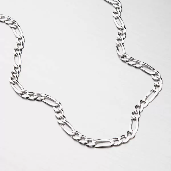 Stříbrný řetízek figaro 3+1 CHRS-073-120-FLAT