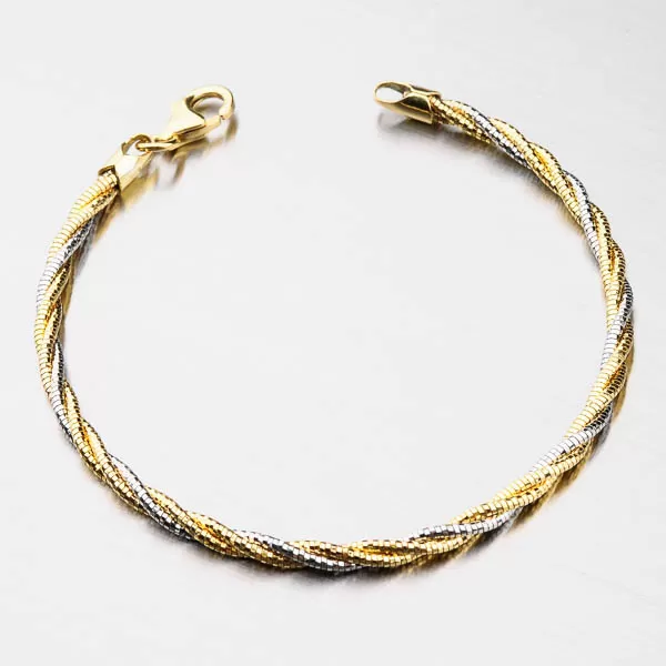 Dámský náramek bicolor CHRS-SPRING-1-3L-TW-Y/W