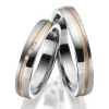 Snubní prsteny titan přírodní diamant 0.018 ct brilianty SP-TI-045