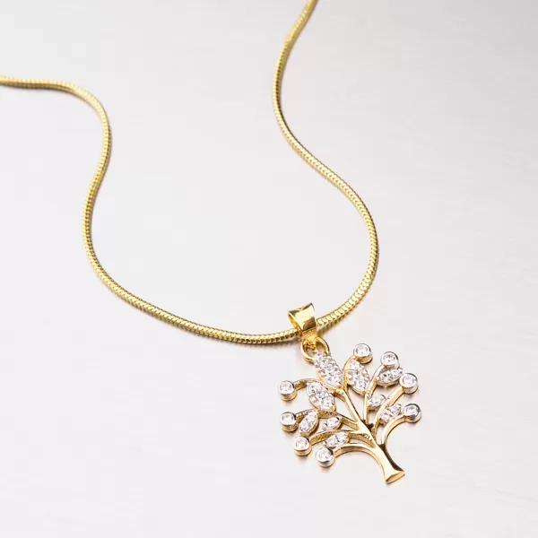 Zlatý přívěsek - strom života 43-21257