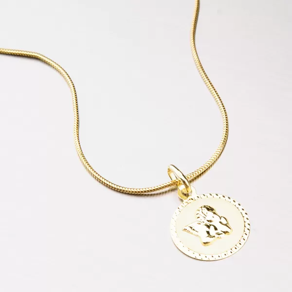 Zlatý přívěsek - andílek 43-21351