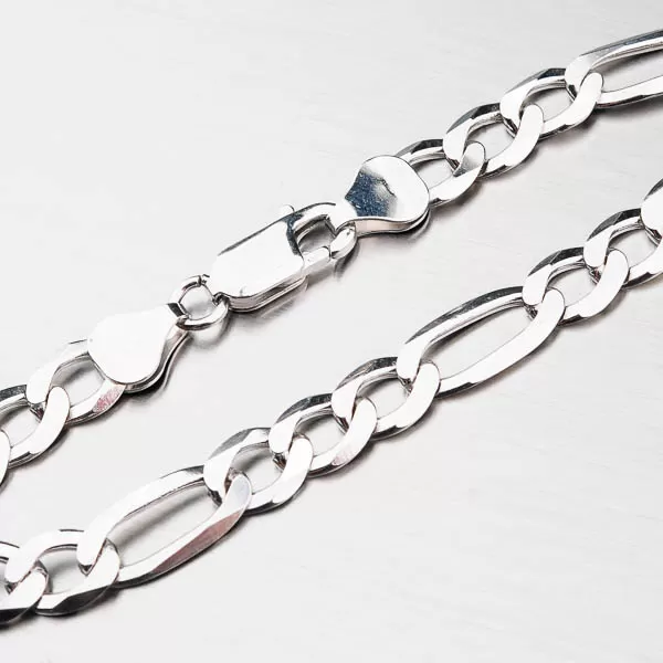 Stříbrný masivní náramek Figaro 3+1 CHRS-073-180-FLAT