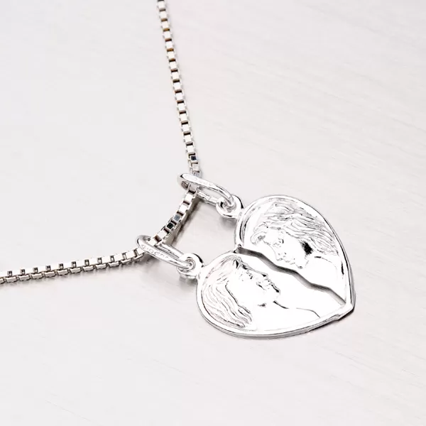 Stříbrný přívěsek pro zamilovaný pár M5500FRH