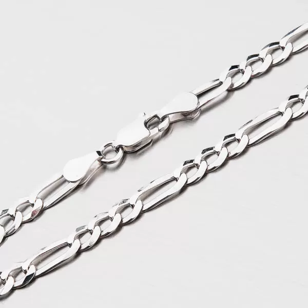 Stříbrný náramek Figaro 3+1 CHRS-073-120-FLAT