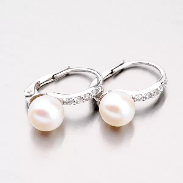 Zlaté perlové náušnice 42-32401