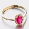 Zlatý prsten s rubínem 11-277