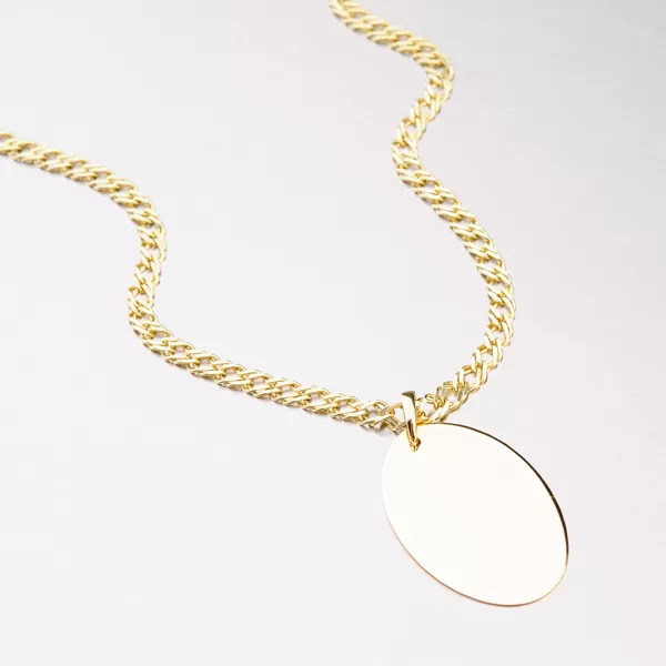 Destička ze žlutého zlata 43-21644