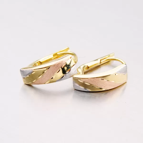 Visací náušnice - zlato 585 42-31505