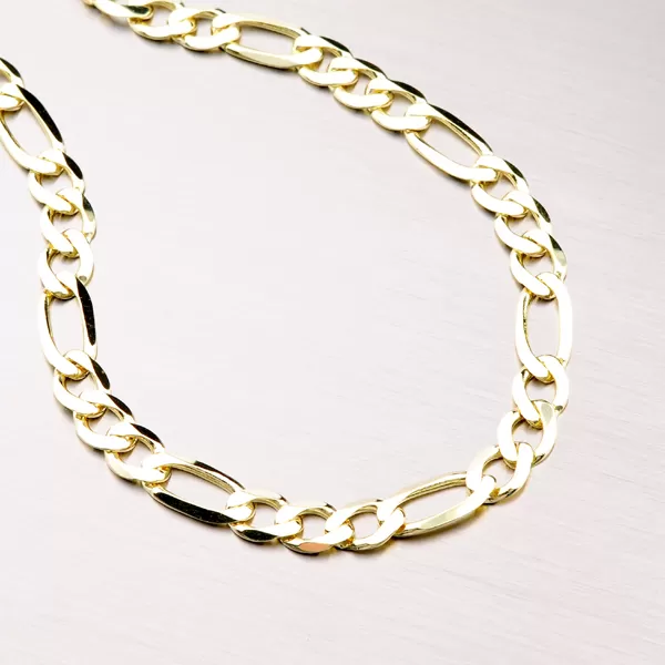 Zlatý masivní náramek Figaro 3+1 44-1895