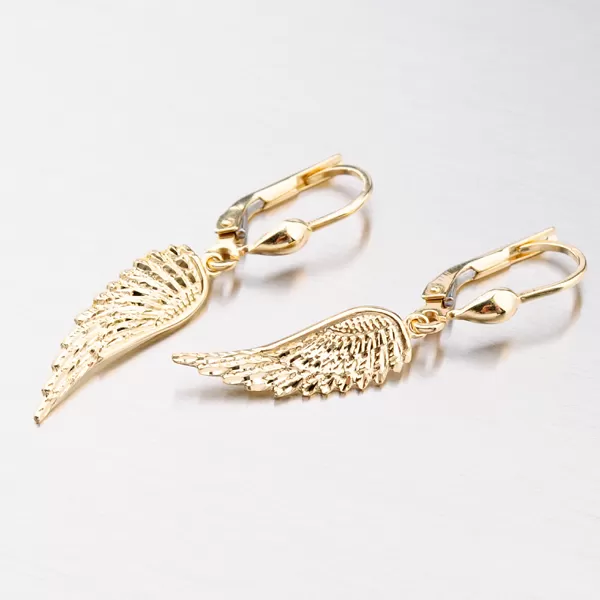 Zlaté visací náušnice 42-32501