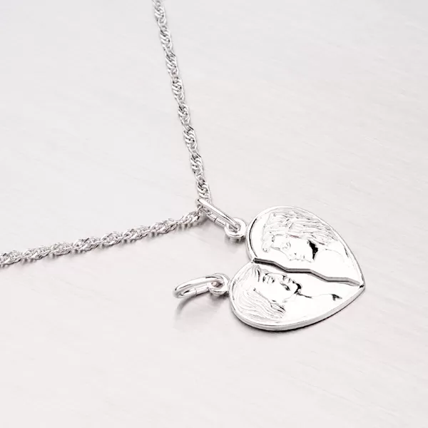 Stříbrný přívěsek pro zamilovaný pár M5500FRH