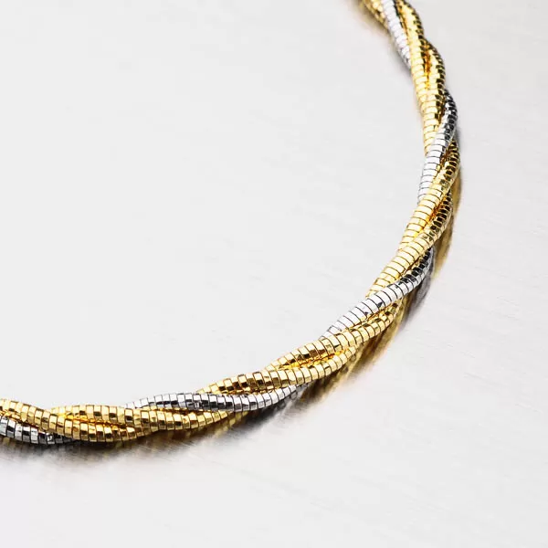 Dámský náramek bicolor CHRS-SPRING-1-3L-TW-Y/W