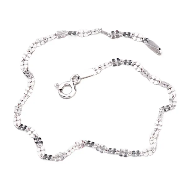 Dámský náramek stříbro 925 lesklými facetami CHRS-DAISY-030