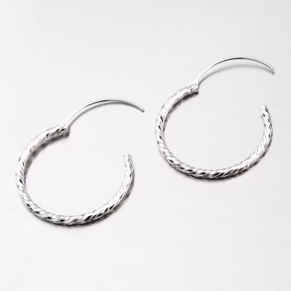 Stříbrné kruhy UCST-12350/20/N