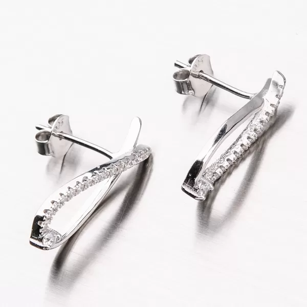 Dámské náušnice stříbro 925 zirkon UPST-121879