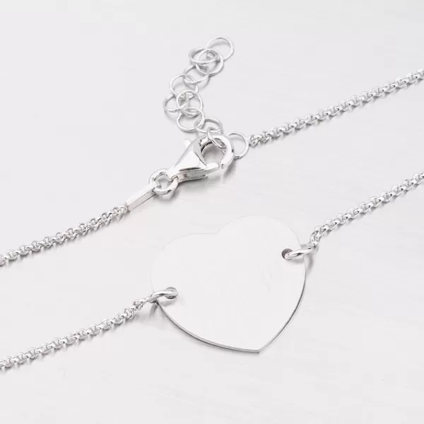 Krásný náramek se srdíčkem MBR1252GR