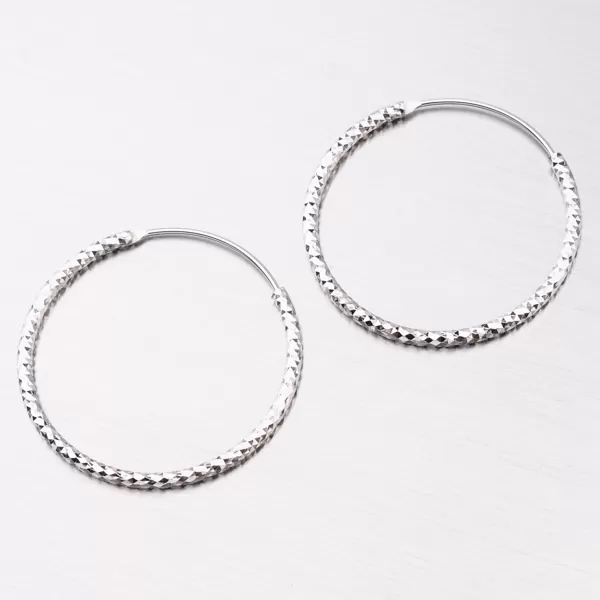 Stříbrné kruhy UCST-12787/25/N