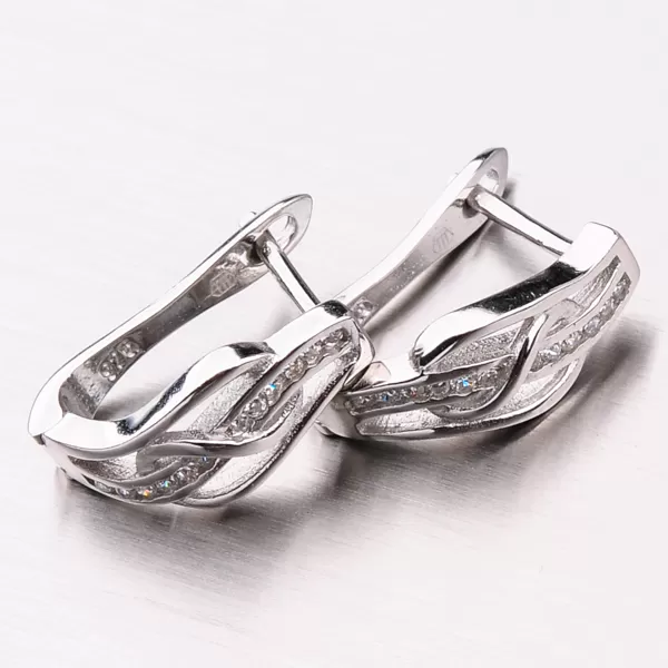 Náušnice se zirkony UCST-121277